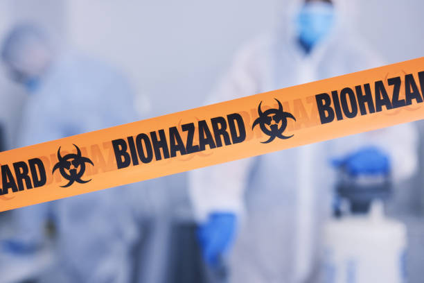 Professional Infectious Disease Decontamination technician working in Springdale, NC